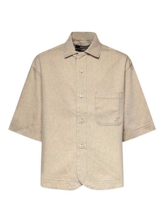 26SS 자크뮈스 파얀 박시 쇼트 슬리브 데님 셔츠 SHM00585AD00044 130