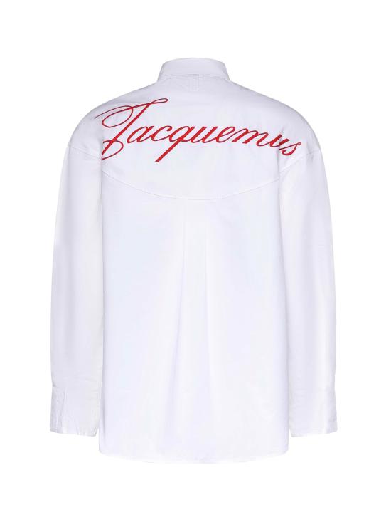 26SS 자크뮈스 긴팔 셔츠 SHM00588AW00648 100 WHITE - JACQUEMUS