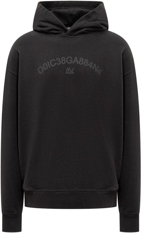  돌체앤가바나 후드 티셔츠 G9AKATHU7PPN0000 BLACK