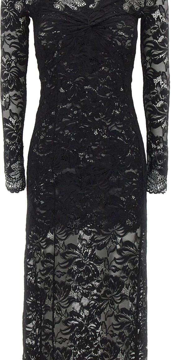 26SS 파코라반 미디 원피스 25HJRO209PA0170P001 BLACK - PACO RABANNE