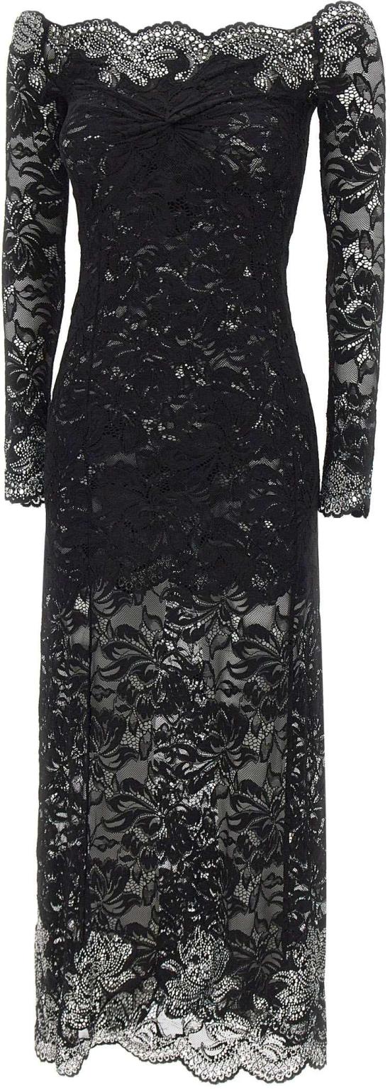 26SS 파코라반 미디 원피스 25HJRO209PA0170P001 BLACK