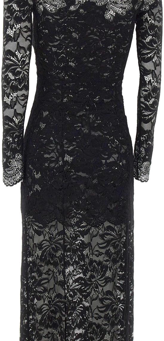 26SS 파코라반 미디 원피스 25HJRO209PA0170P001 BLACK - PACO RABANNE