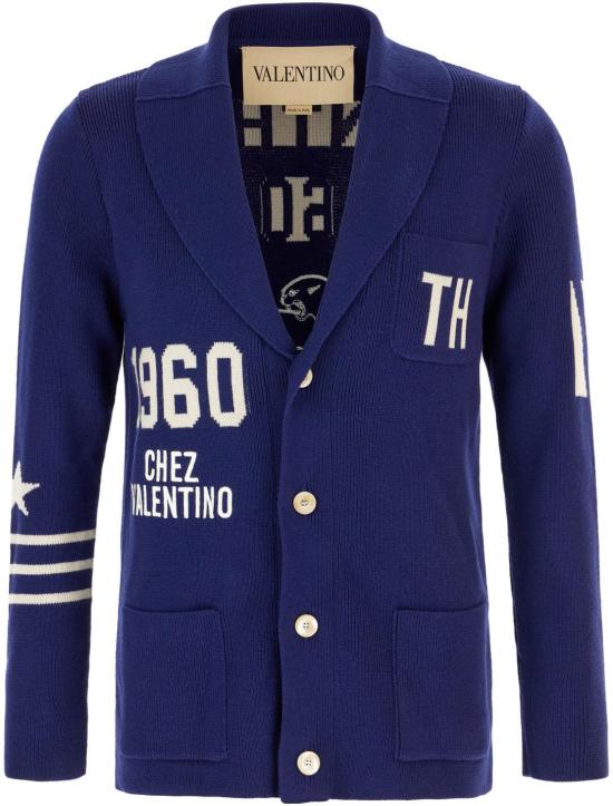 25FW 발렌티노 가라바니 스웨터 7V3KA05NB2GCMV BLUE