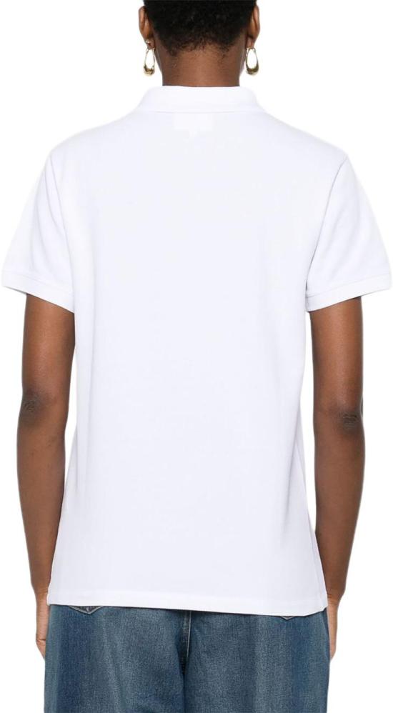 26SS 메종키츠네 베이비폭스 오버사이즈 폴로 티셔츠 OW00207KP0001 WHITE - MAISON KITSUNE