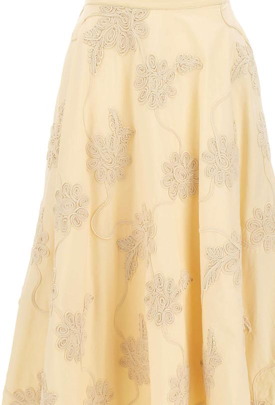 26SS 로테이트 롱 스커트 1155571366 BEIGE - ROTATE