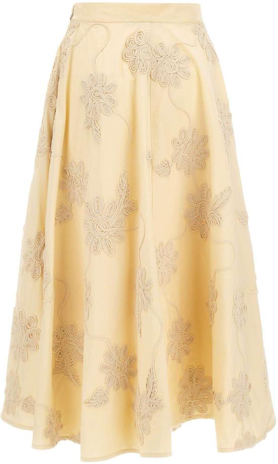 26SS 로테이트 롱 스커트 1155571366 BEIGE - ROTATE
