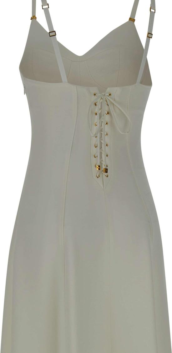 25SS 엘리자베타프랜치 롱 원피스 AB74852E2360 WHITE - ELISABETTA FRANCHI