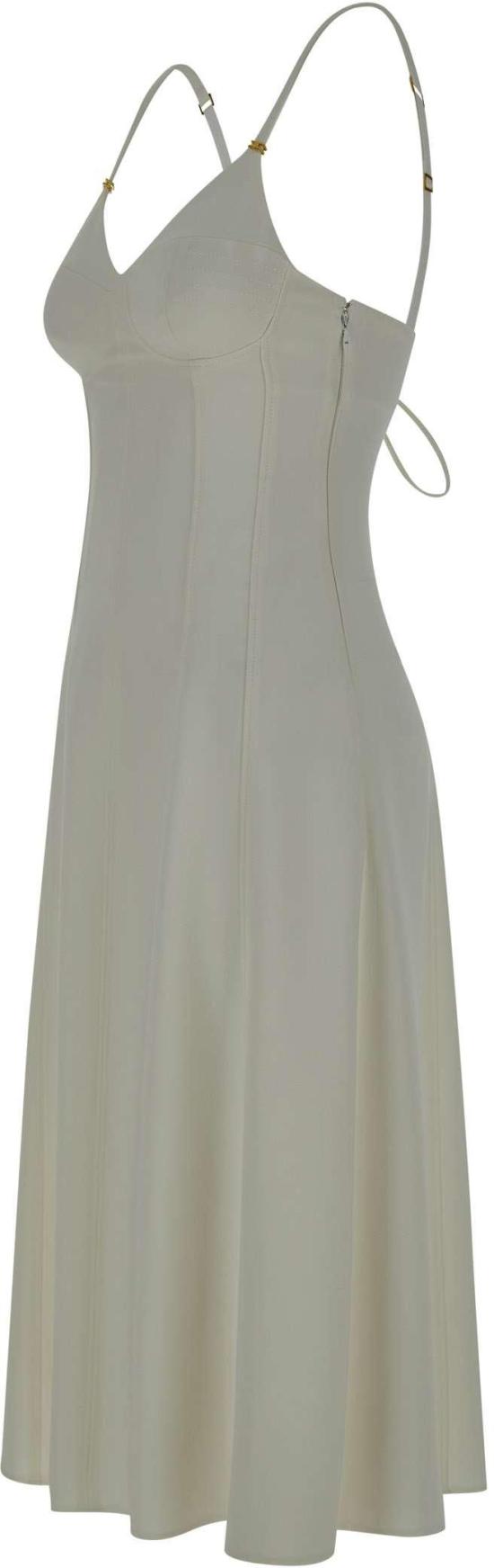 25SS 엘리자베타프랜치 롱 원피스 AB74852E2360 WHITE - ELISABETTA FRANCHI