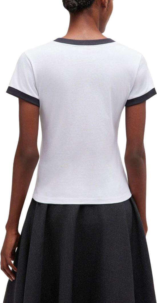 26SS 가니 키티 크롭 티셔츠 A105003011026151 WHITE - GANNI