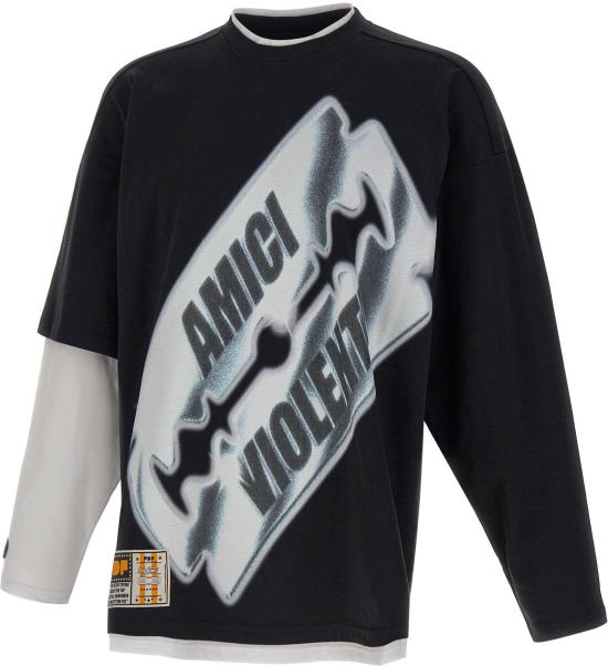 26SS PDF di Domenico Formichetti 스웨터 DFM54039TJ101BLADE BLACK