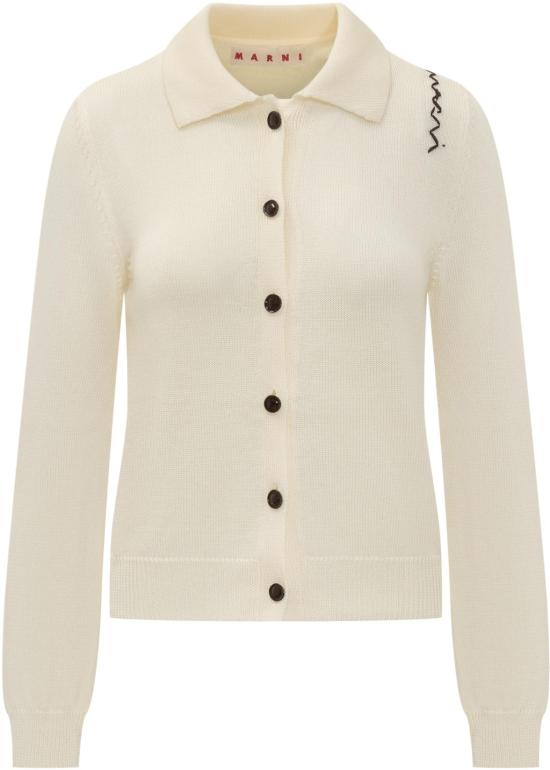 25FW 마르니 가디건 CDMD0404A0UFCN5500W08 WHITE