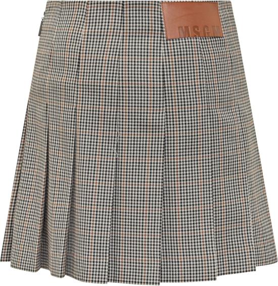 25FW 엠에스지엠 숏 스커트 3941MDD14P25761902 TAUPE - MSGM