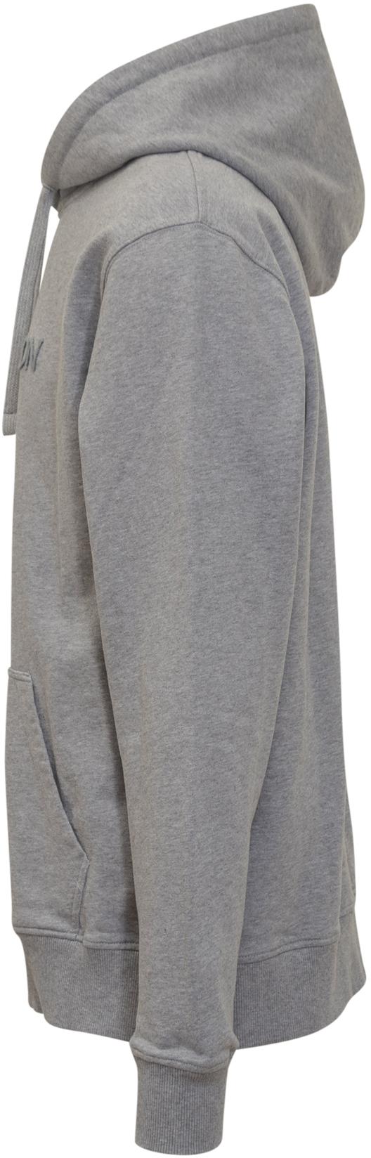 25FW JW앤더슨 로고 패치 포켓 후드 티셔츠 JW0214PG1632907 GREY - JW ANDERSON