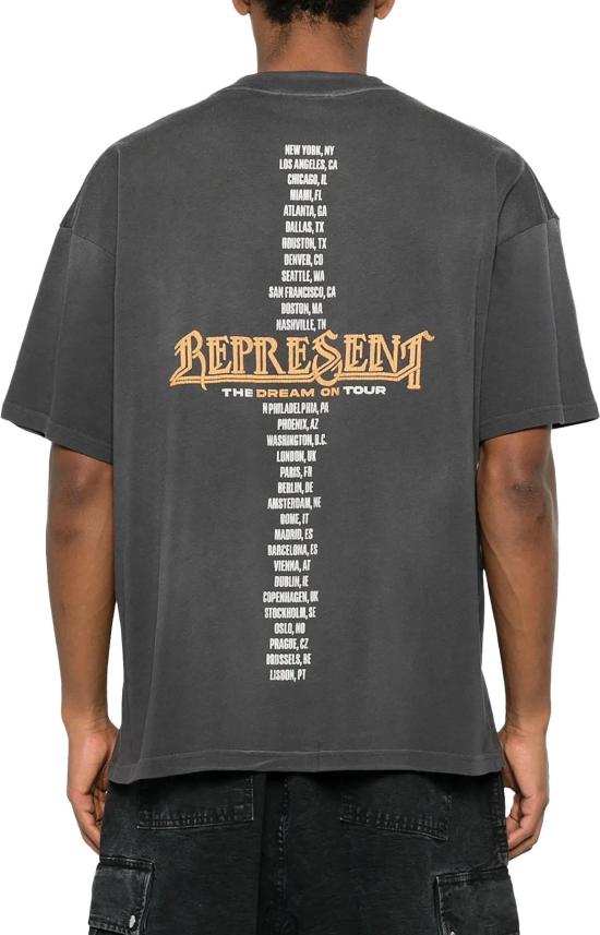 25FW 리프레젠트 반팔 티셔츠 MLM100823046 GREY - REPRESENT