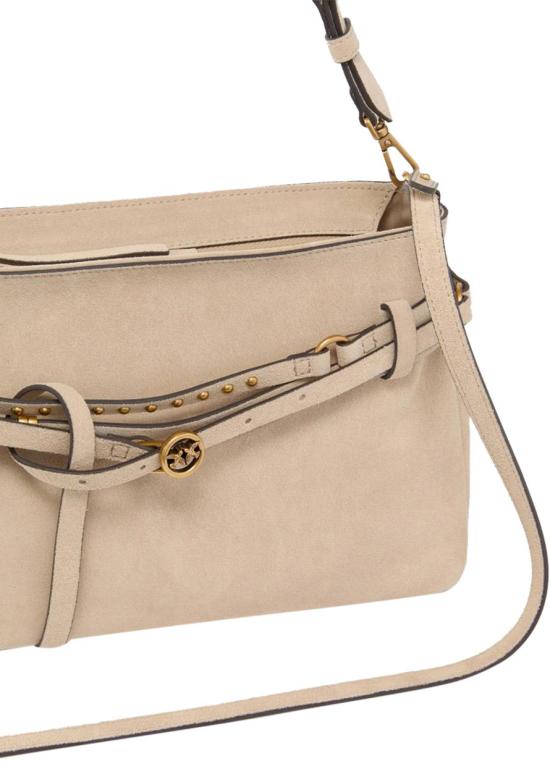26SS 핑코 토트백 106176A0F6C50Q BEIGE - PINKO