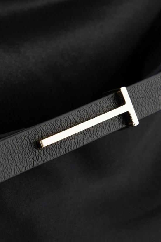 25FW 톰포드 미디 스커트 GC5829FAX1664LB999 BLACK - TOMFORD