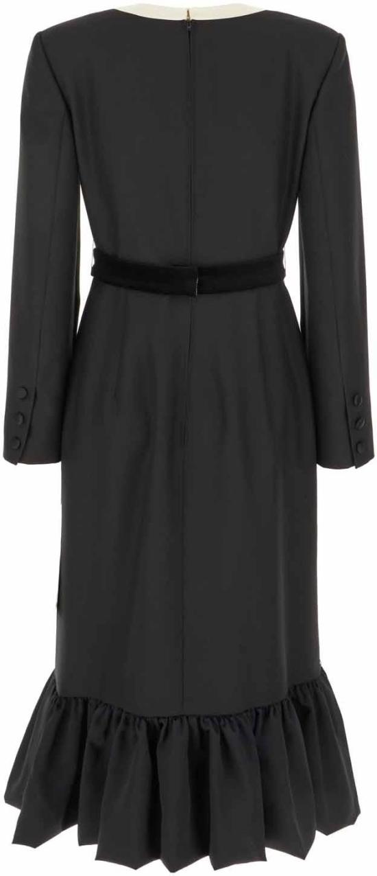 25SS 발렌티노 가라바니 미디 원피스 6B0VADH08VBAUY BLACK - VALENTINO GARAVANI