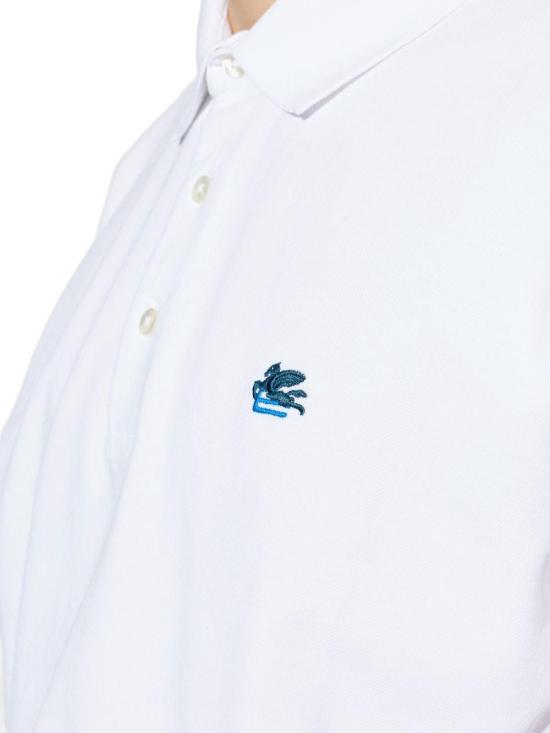 26SS 에트로 로고 코튼 폴로 티셔츠 MRMD0005AU135W0001 WHITE - ETRO