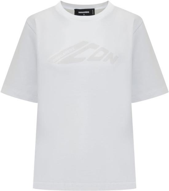  디스퀘어드2 반팔 티셔츠 S80GC0083D20033100 WHITE