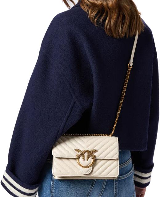 26SS 핑코 토트백 100074A0GKZ14Q WHITE - PINKO