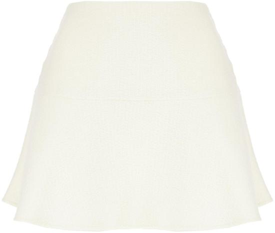 25FW 구찌 히든 사이드 울 스커트 826594ZARWV9003 NEUTRAAL