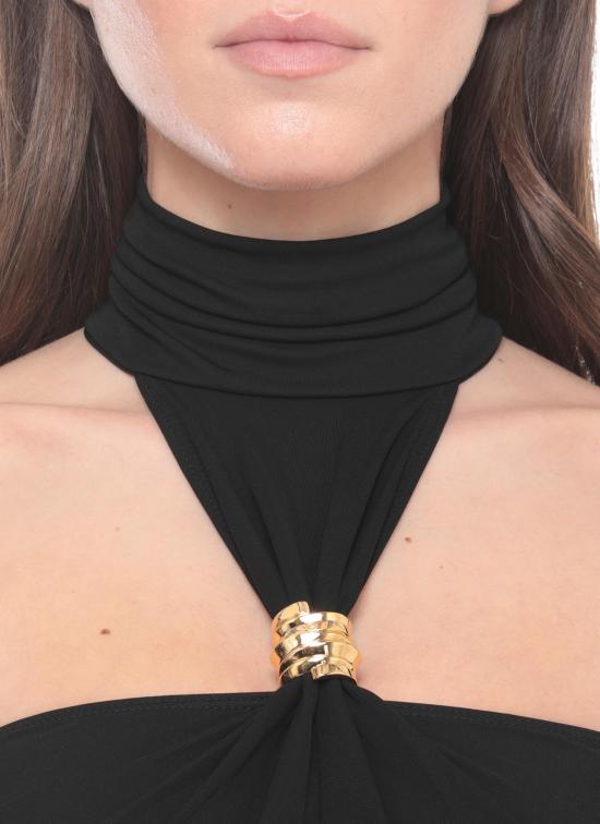 26SS 엘리자베타프랜치 바디수트 티셔츠 BO01761E2110 BLACK - ELISABETTA FRANCHI