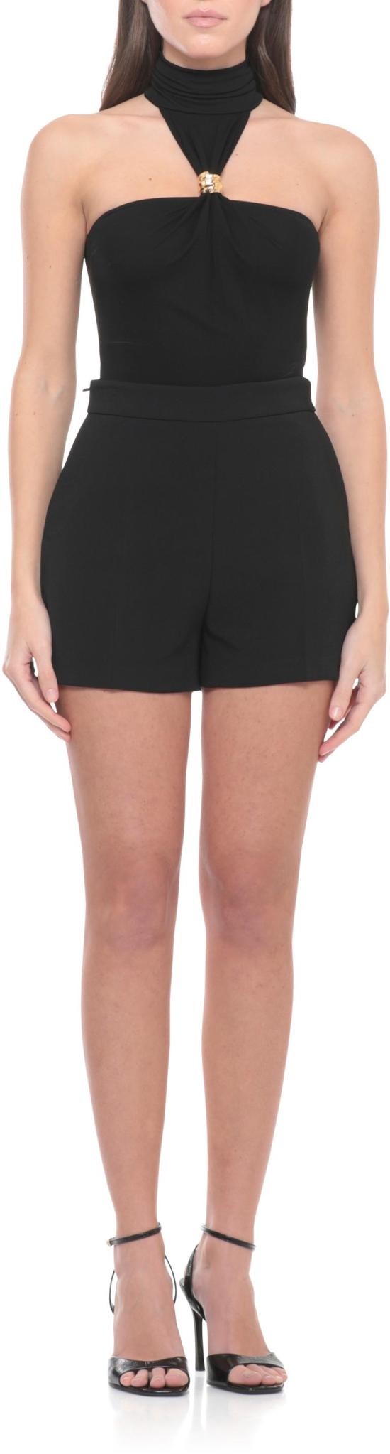 26SS 엘리자베타프랜치 바디수트 티셔츠 BO01761E2110 BLACK - ELISABETTA FRANCHI