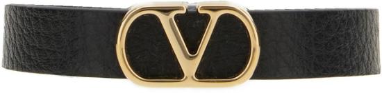 26SS 발렌티노 가라바니 가죽 벨트 8Y2J0X63NTP0NO BLACK