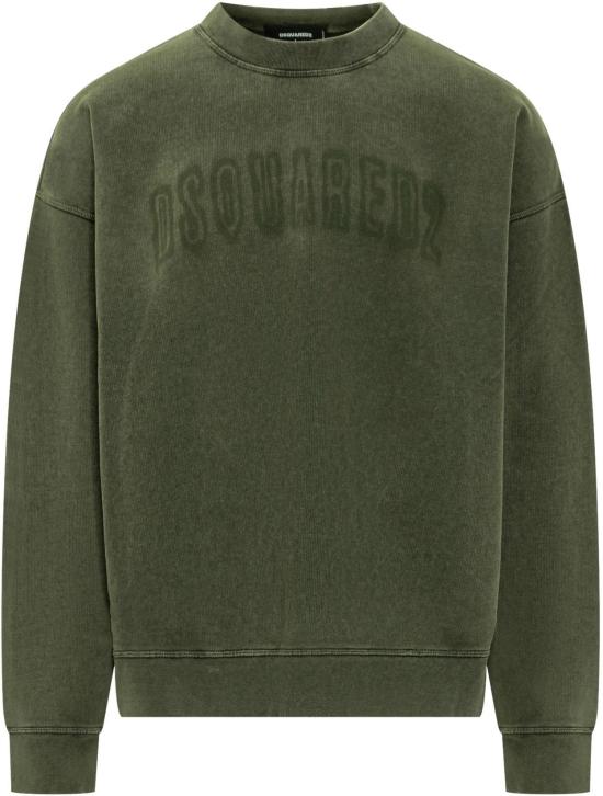 25FW 디스퀘어드2 긴팔 티셔츠 S74GU0885S25030710 DONKERGREEN