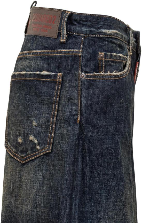 25FW 디스퀘어드2 데님 팬츠 S75LB1074D30011470 NAVY - DSQUARED2