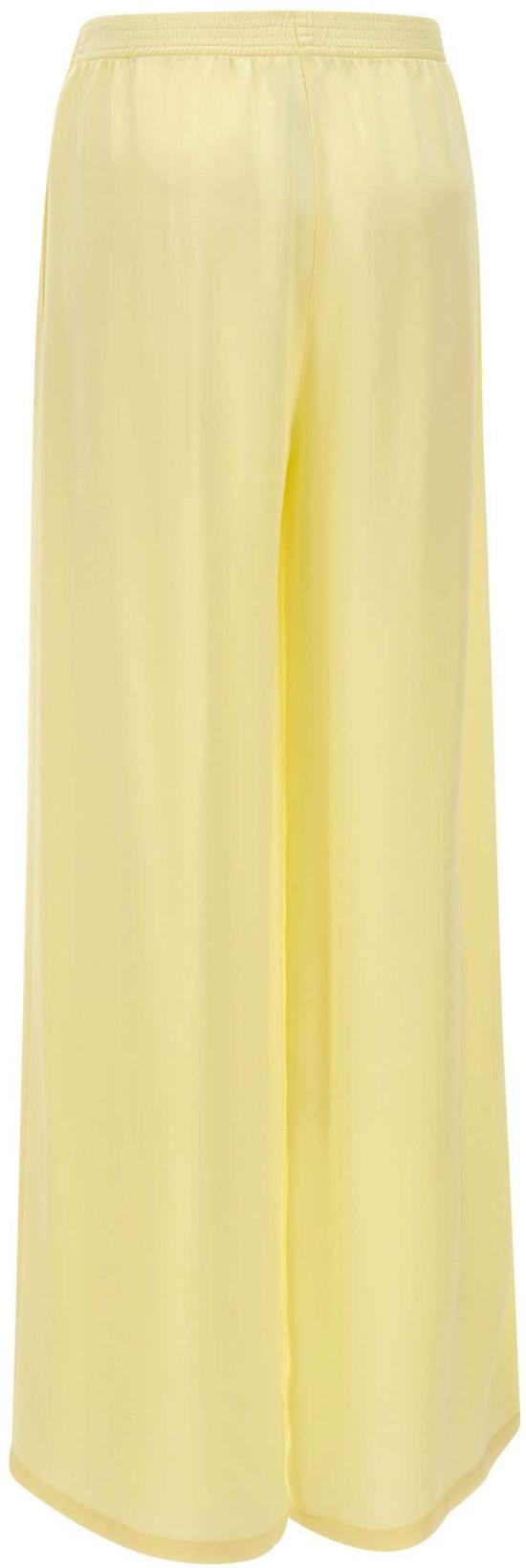 26SS 파비아나 필리피 아멜리아 엔버 새틴 팬츠 PAD266F291D908783 YELLOW - FABIANA FILIPPI