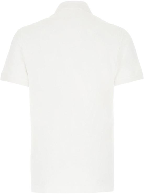 26FW 돌체앤가바나 로고 코튼 피케 폴로 셔츠 G8PL4TG7P1DW0800 WHITE - DOLCE & GABBANA