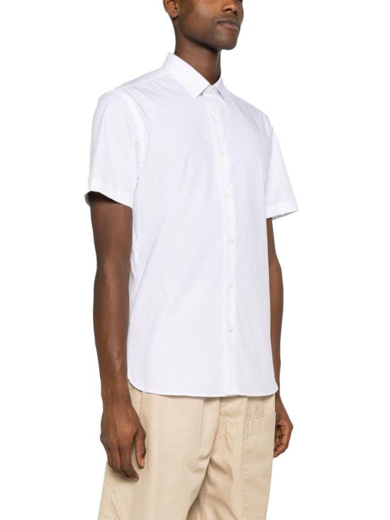  버버리 EKD 로고 자수 셔츠 8079594 WHITE - BURBERRY