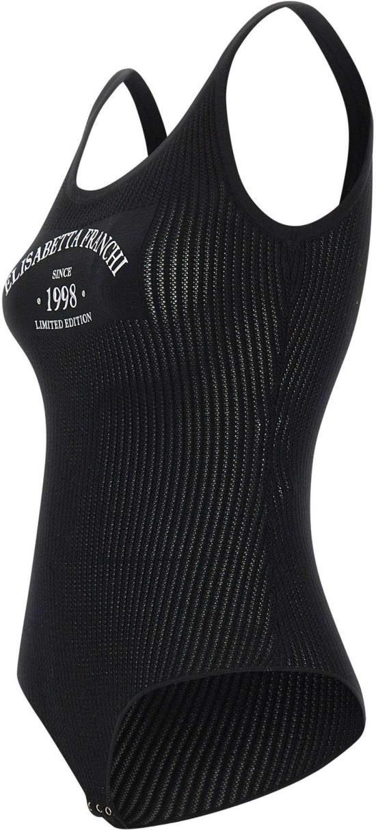 26SS 엘리자베타프랜치 바디수트 티셔츠 BK81Q61E2110 BLACK - ELISABETTA FRANCHI