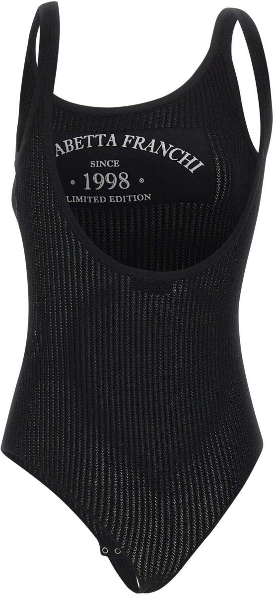 26SS 엘리자베타프랜치 바디수트 티셔츠 BK81Q61E2110 BLACK - ELISABETTA FRANCHI