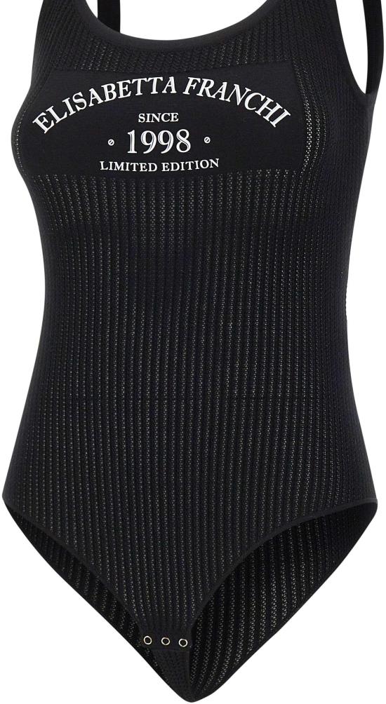 26SS 엘리자베타프랜치 바디수트 티셔츠 BK81Q61E2110 BLACK - ELISABETTA FRANCHI