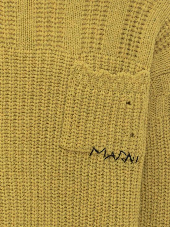 25FW 마르니 스웨터 DVMG0054A0UFW31000Y48 YELLOW - MARNI