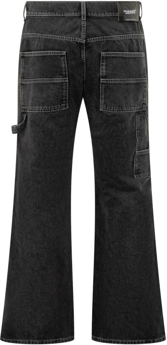 25FW 오프화이트 데님 팬츠 OMYA191F25DEN0011301 DONKERGREY - OFF WHITE