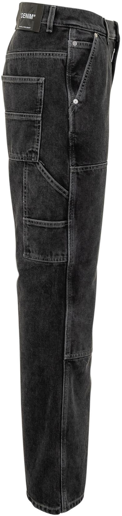 25FW 오프화이트 데님 팬츠 OMYA191F25DEN0011301 DONKERGREY - OFF WHITE