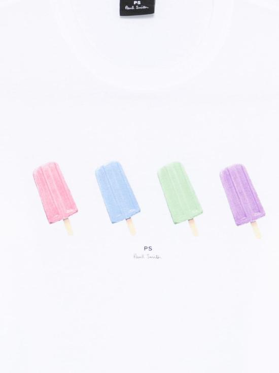 26SS 폴 스미스 지브라 패치 반팔 M2R011RVP578001 WHITE - PAUL SMITH