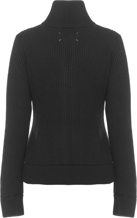 26SS 마르지엘라 하이넥 슬림 가디건 S29HP0039M13181900 BLACK - MAISON MARGIELA