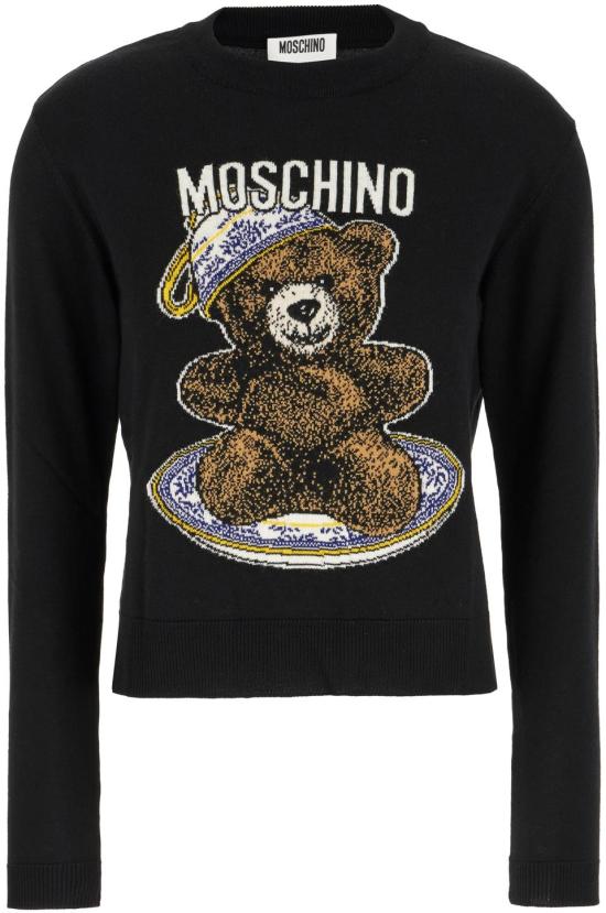 25FW 모스키노 스웨터 093655002555 BLACK