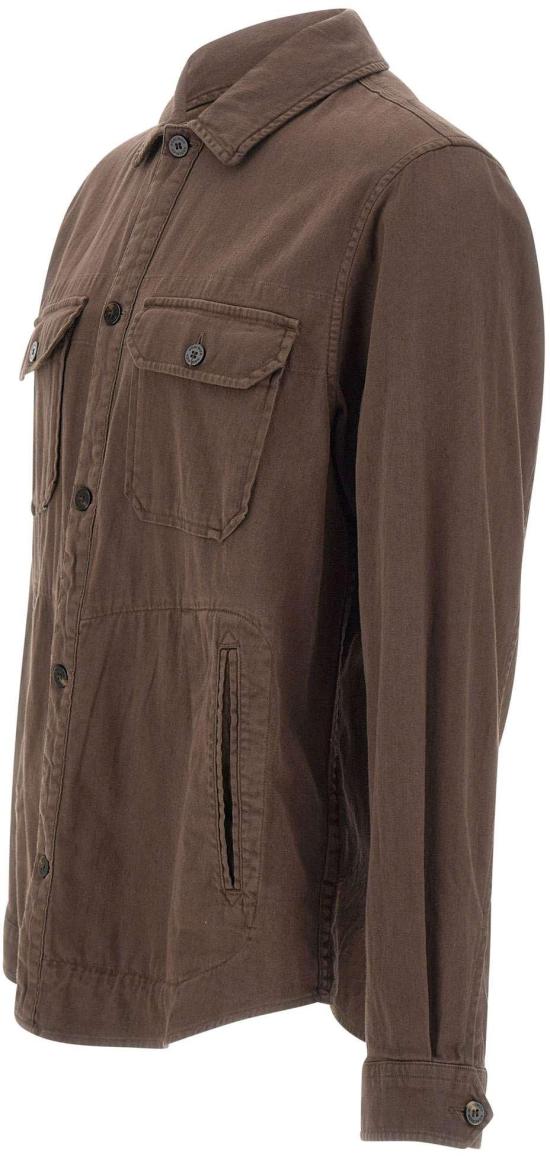 26SS 울리치 긴팔 셔츠 CFWOOS2036MRUT528810026 BROWN - WOOLRICH