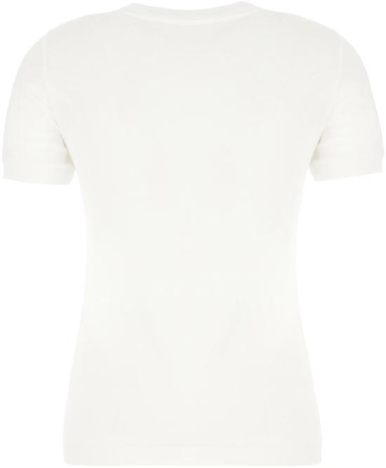 25FW 돌체앤가바나 크리스탈 DG 로고 코튼 티셔츠 F8N08ZG7B3UW0800 WHITE - DOLCE & GABBANA