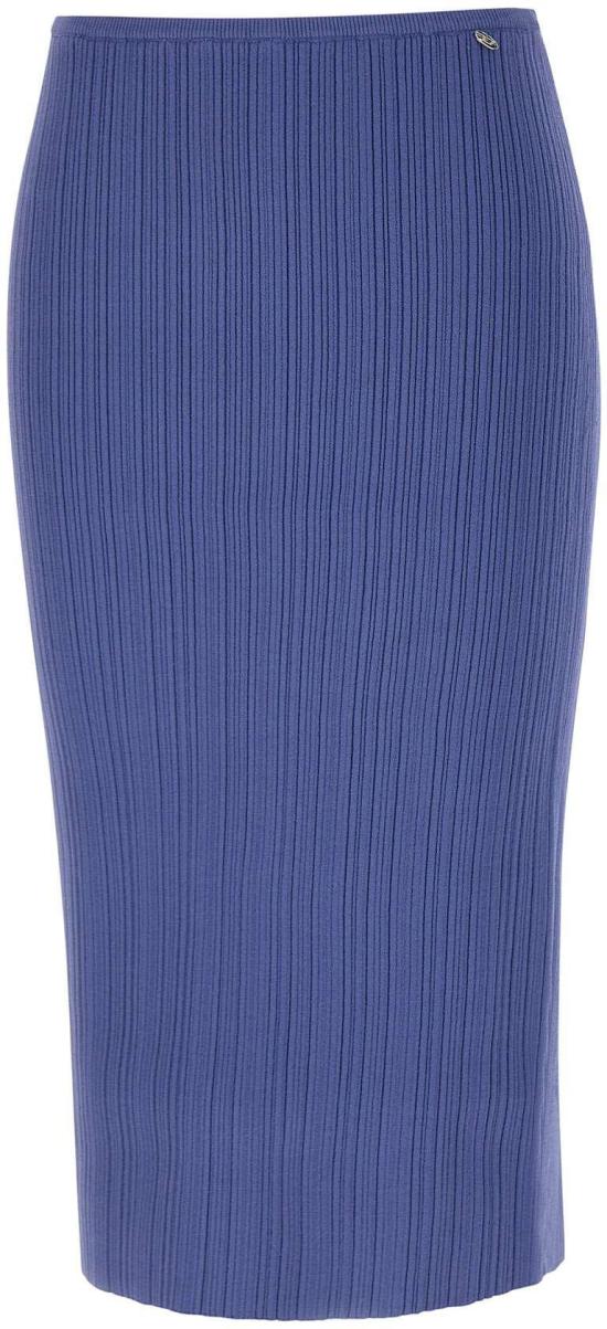 26SS 디젤 M-지니아 리브드 니트 스커트 A208400WICK8LF BLUE