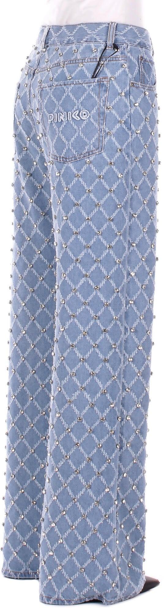 26SS 핑코 데님 팬츠 101733A32NPJE BLUE - PINKO