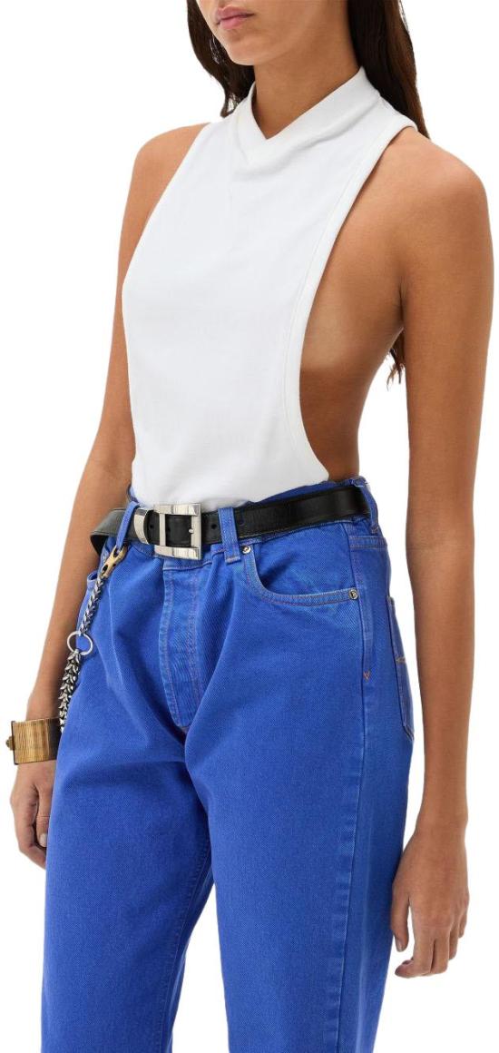 26SS 베르사체 민소매 티셔츠 10245131A178881W000 WHITE - VERSACE