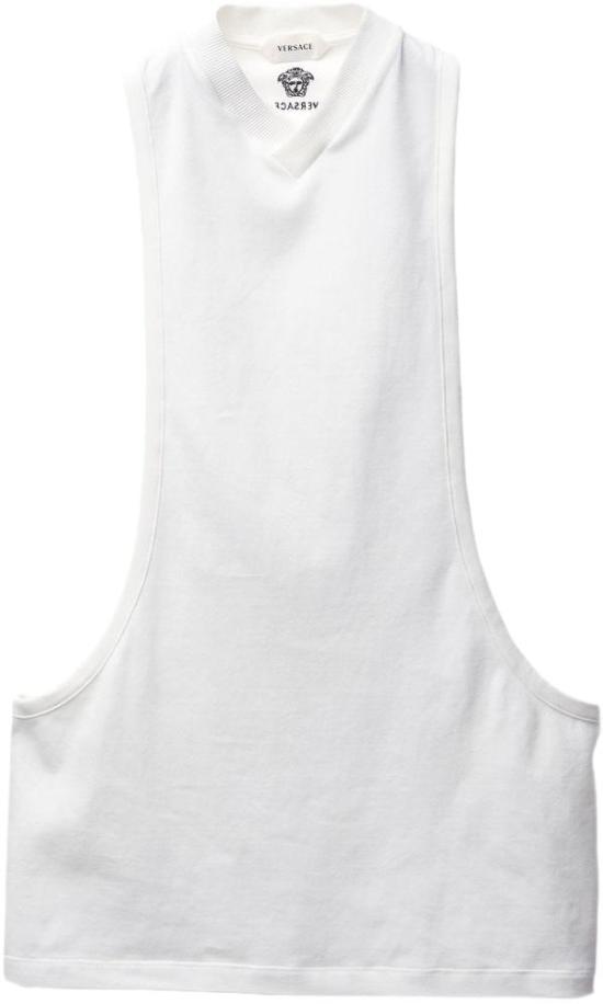 26SS 베르사체 민소매 티셔츠 10245131A178881W000 WHITE