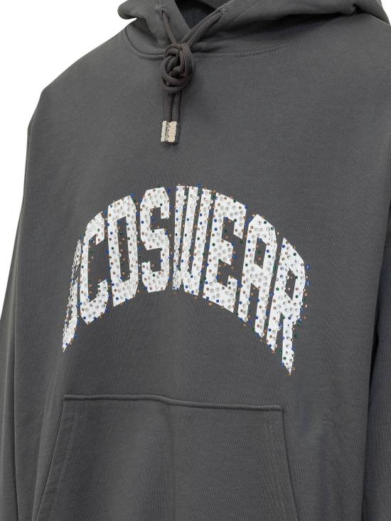 26SS 지씨디에스 후드 티셔츠 C1MWQE128F034968X DONKERGREY - GCDS