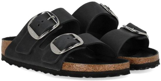26SS 버켄스탁 뮬/슬리퍼 1011075ARIZONABIGBUCKLEBLACK - BIRKENSTOCK